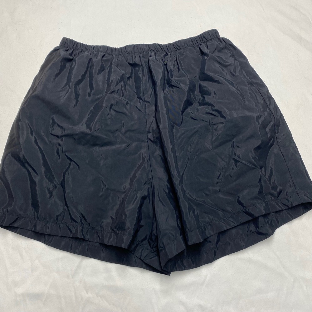 Swimsuits for All Black Nylon Swim Shorts with Liner Size 16